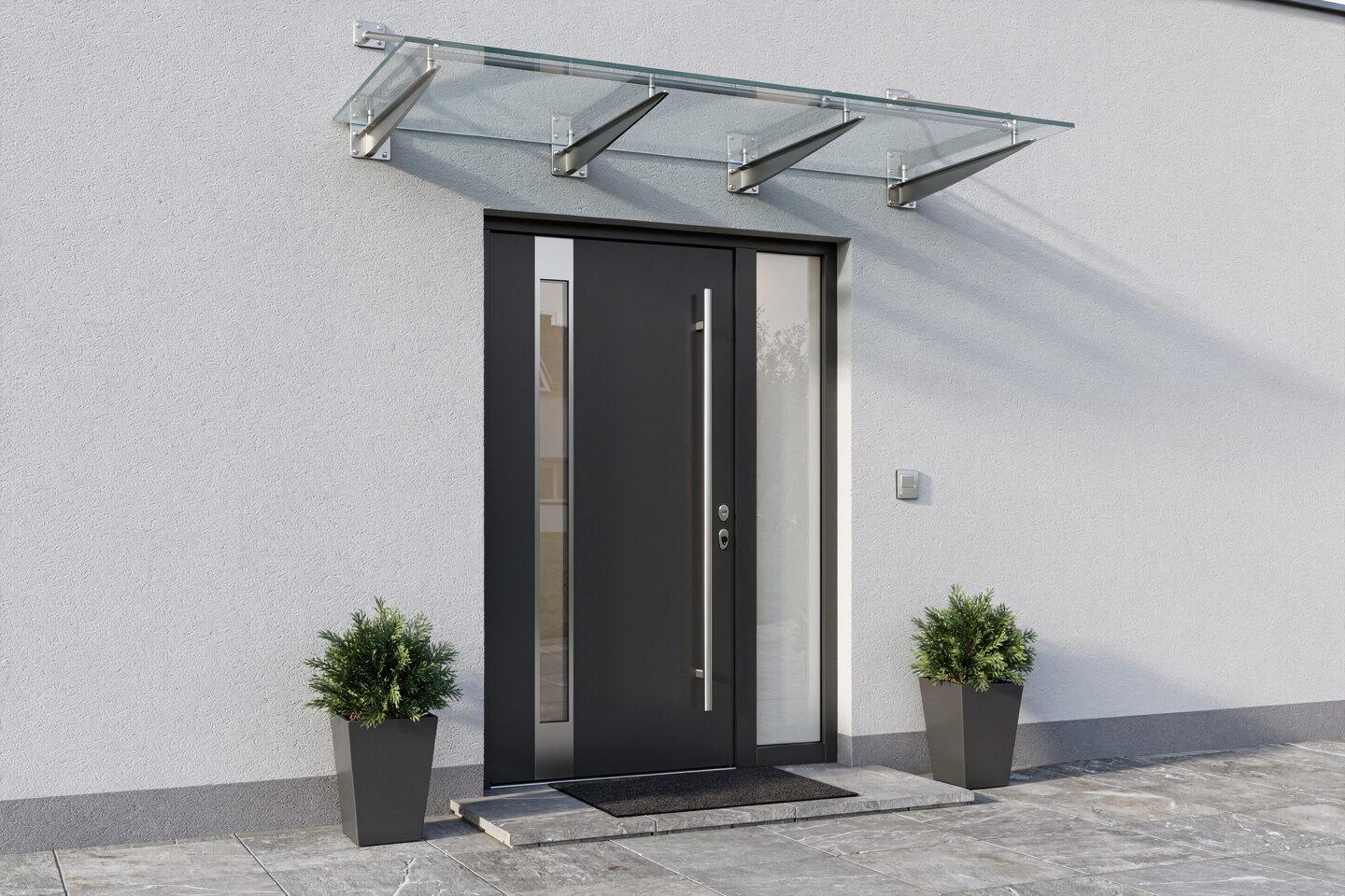 Haustüren und Vordächer – Hutter Fensterbau