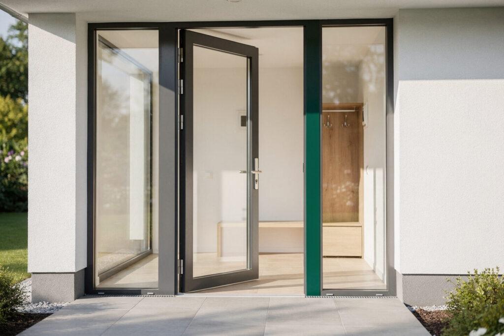 Lichtführung und Gestaltung des Eingangsbereichs – Hutter Fensterbau