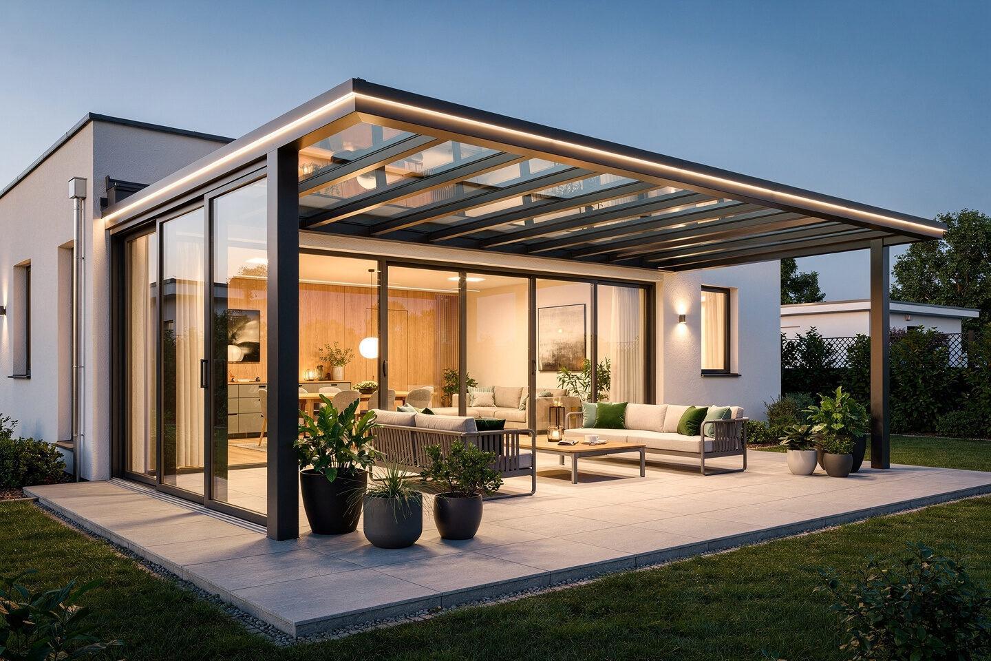 Wintergarten und Terrassendach – Hutter Fensterbau